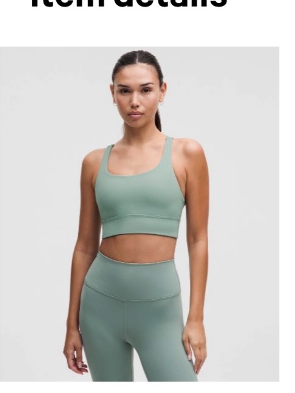 Lululemon Energy Longline Bra - Crater Blue size 6 NWT never worn
